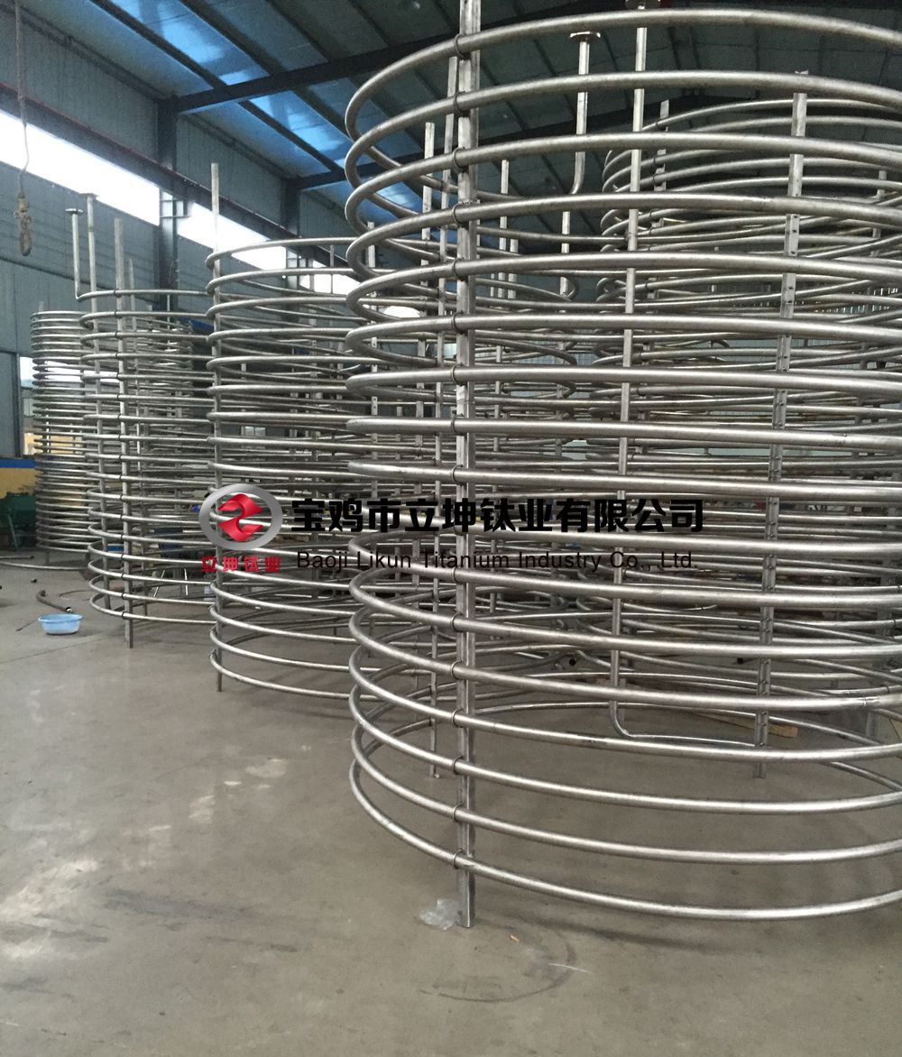 單層雙層方形鈦盤管